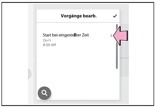 Ändern der registrierten Ladezeitpläne