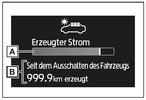 Anzeigen von Informationen über das Solar-Ladesystem